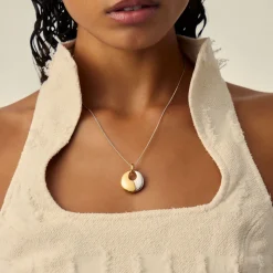 Online MISSOMA Sculptural Pebble Pendant Necklace