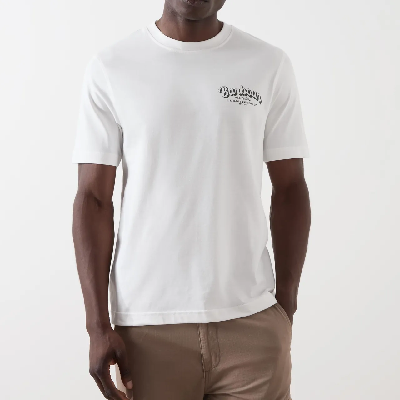 Best BARBOUR Seahouses Logo T-Shirt