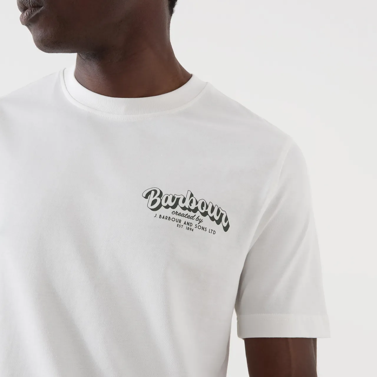 Best BARBOUR Seahouses Logo T-Shirt