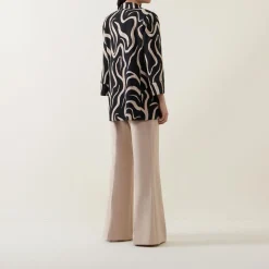 Best JOSEPH RIBKOFF Seersucker Abstract Blazer