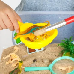 Sensory Bin: Dinosaur Dig