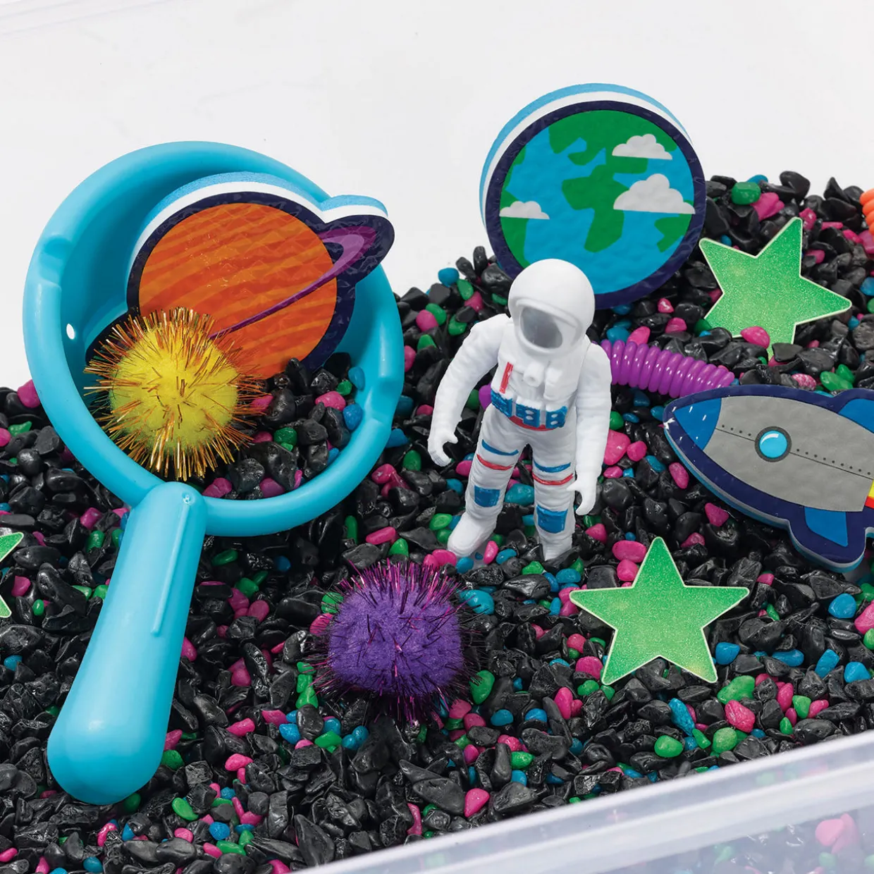 Sensory Bin: Outer Space