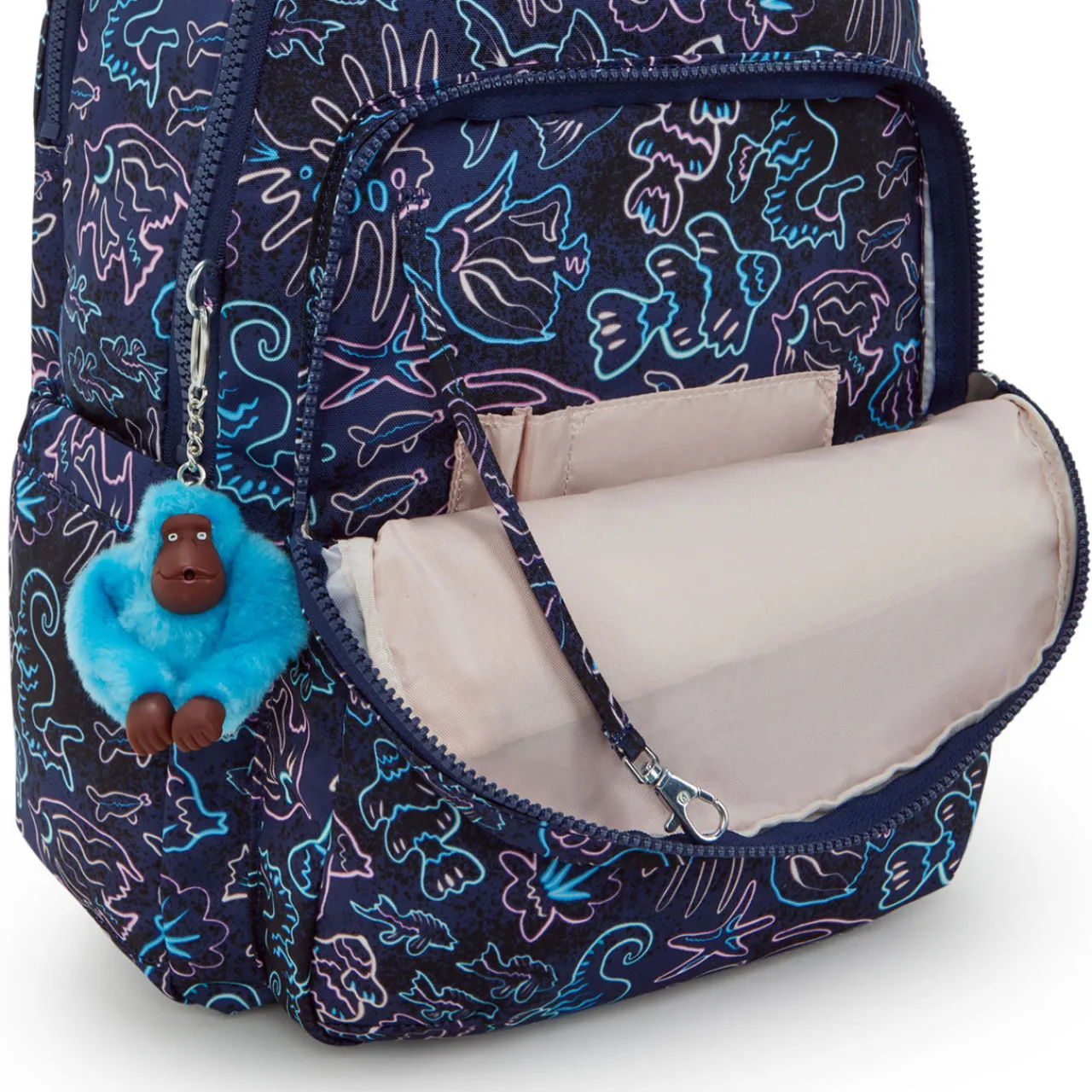 Outlet KIPLING Seoul Lap Disco Fish Backpack