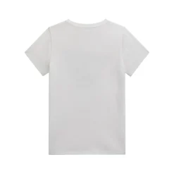 Fashion GUESS Sequin Embellished Triangle Logo T-Shirt