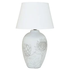 Serene Floral Table Lamp