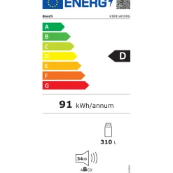 Series 6 Built-in Fridge 177.5x56cm Soft Close Flat Hinge
