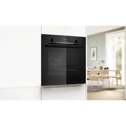 Series 4 Built-in Oven with Added Steam Function 60x60cm Black