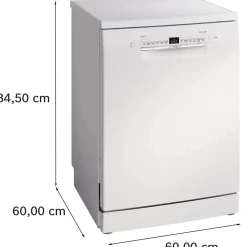 Series 2 Free-Standing Dishwasher 60cm White