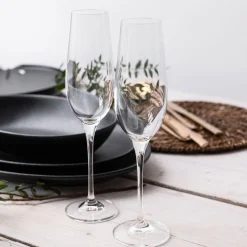 Set of 6 Vino Flute Glasses 180ml