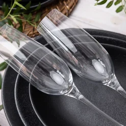 Set of 6 Vino Flute Glasses 180ml