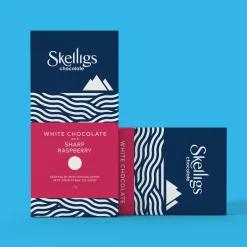 Sharp Raspberry and White Chocolate Bar 75g