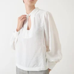 Shellcu Balloon-Sleeve Blouse