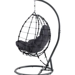 Hot CASEYS FURNITURE Shelton Garden Hanging Chair Anthracite