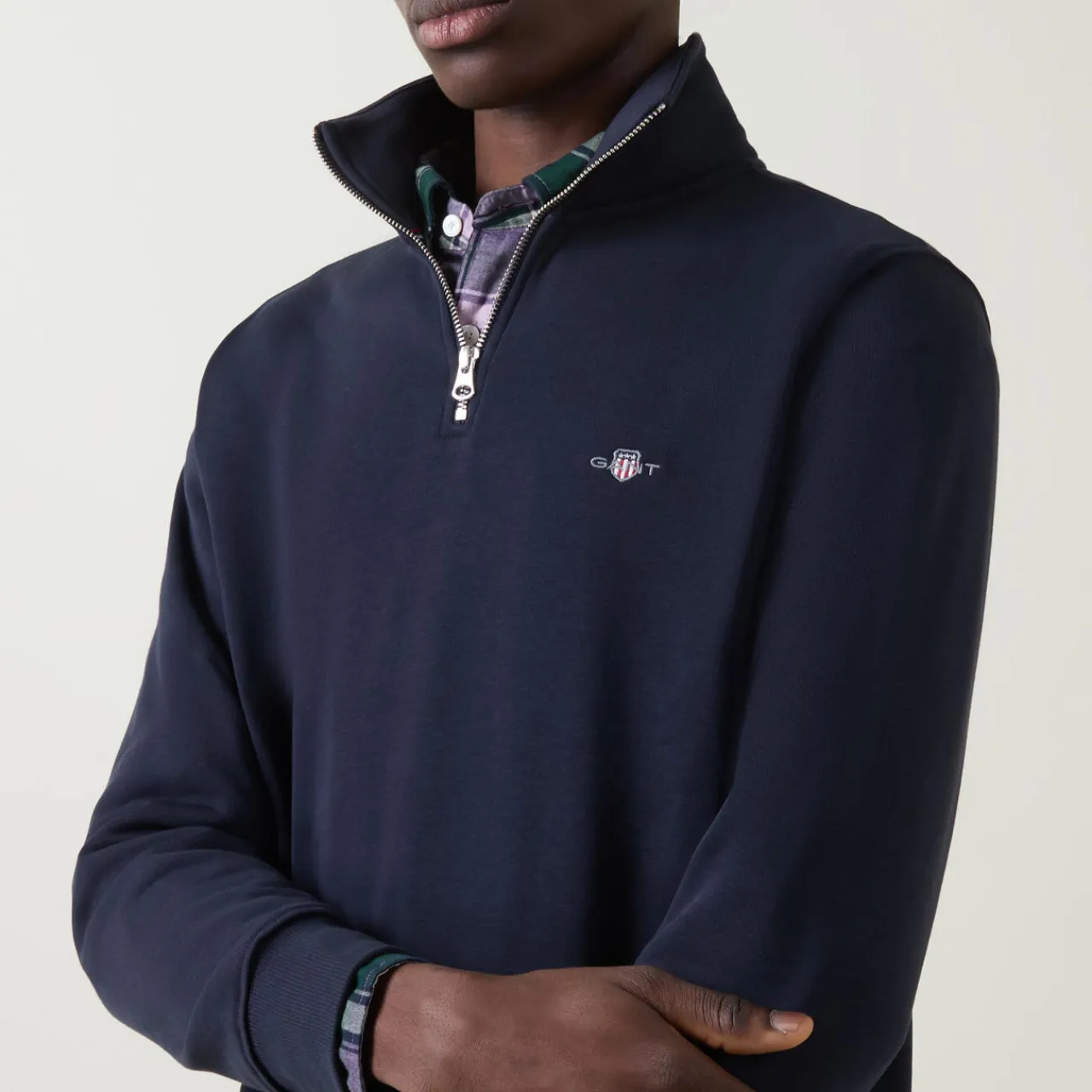 Hot GANT Shield Half-Zip Sweatshirt