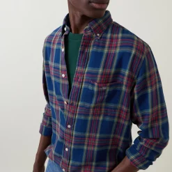 Shield Logo Check Shirt