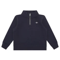 Discount GANT KIDS Shield Logo Half-Zip Sweatshirt
