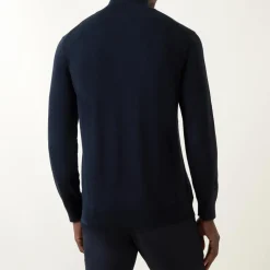 Shield Logo Half-Zip Sweater