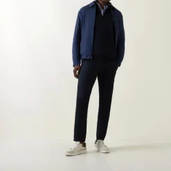 Shield Logo Half-Zip Sweater