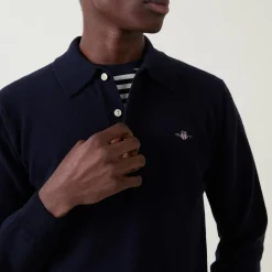 Clearance GANT Shield Logo Knitted Polo Shirt