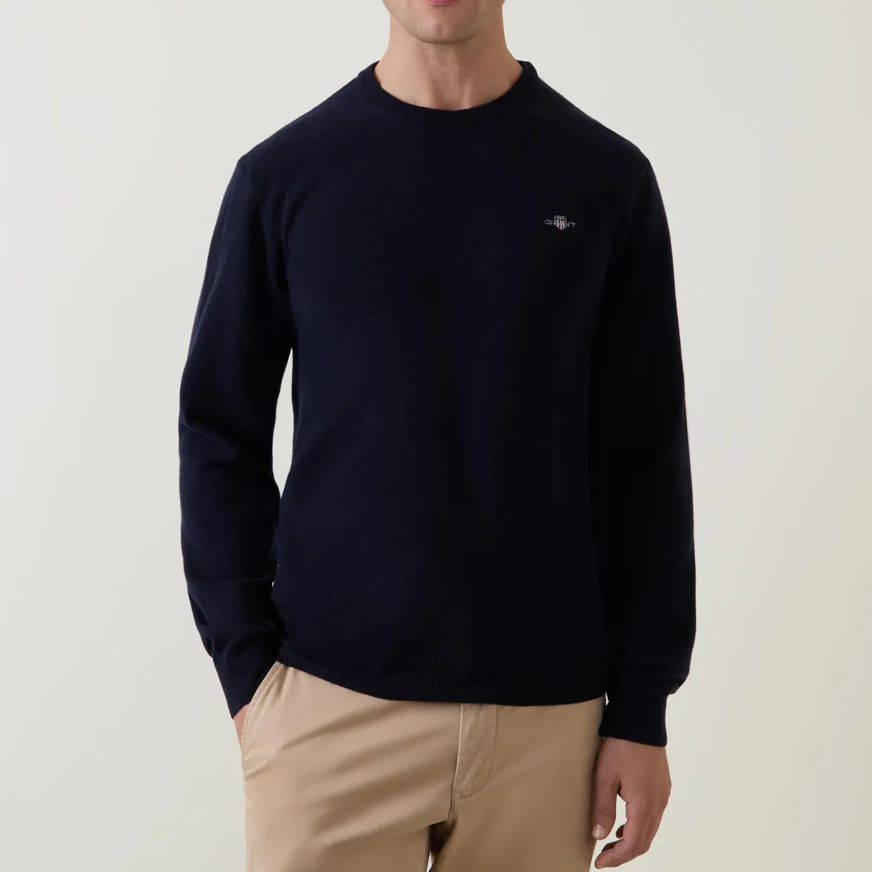 Shield Logo Superfine Knitted Sweater