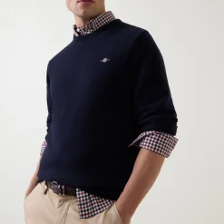 Shield Logo Superfine Knitted Sweater