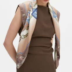 Hot ASPINAL OF LONDON Shield Silk Scarf