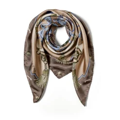Hot ASPINAL OF LONDON Shield Silk Scarf