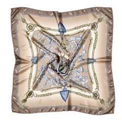 Hot ASPINAL OF LONDON Shield Silk Scarf