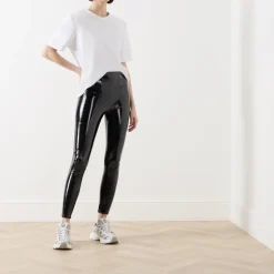 Shiny Faux Patent Leggings