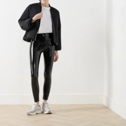 Shiny Faux Patent Leggings