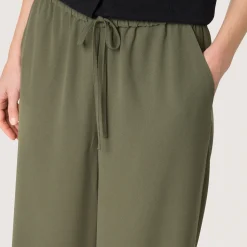 Shirley Drawstring Wide Leg Trousers