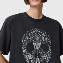New ALLSAINTS Shkull Logo Boyfriend T-Shirt