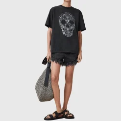 New ALLSAINTS Shkull Logo Boyfriend T-Shirt