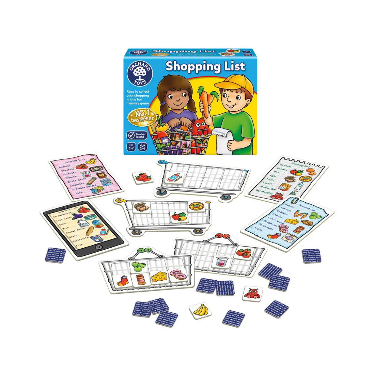 Shopping List Memory Game