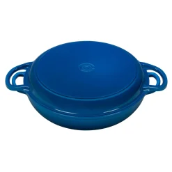 Discount LE CREUSET Signature Cast Iron Shallow Casserole and Grill Lid 30cm