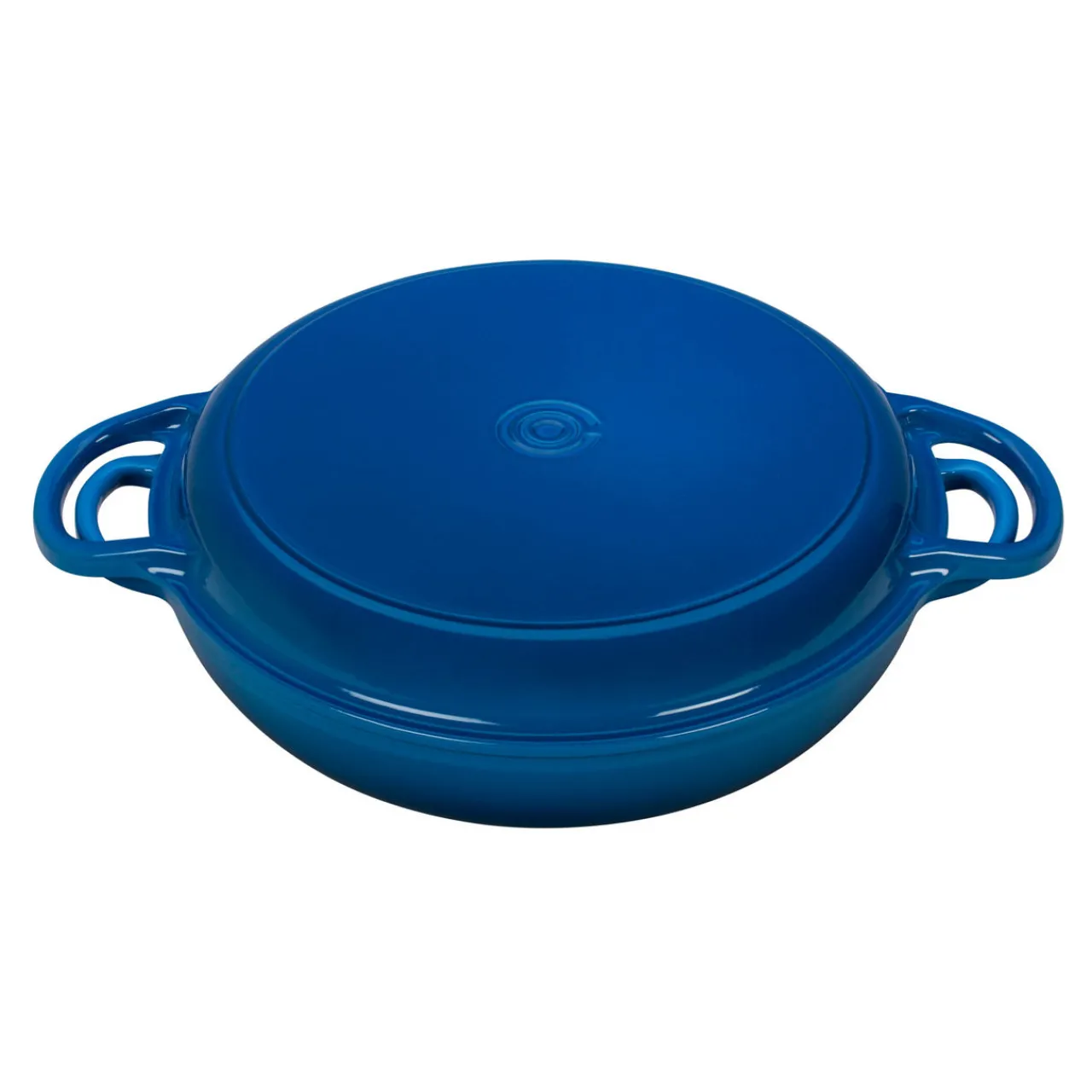 Discount LE CREUSET Signature Cast Iron Shallow Casserole and Grill Lid 30cm