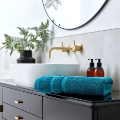 Signum Combed Cotton Towel Vivid Teal