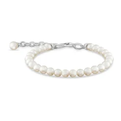 Hot THOMAS SABO Silver Pearls Bracelet