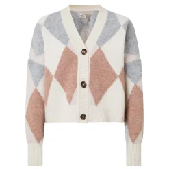 Fashion BARBOUR Silvia Diamond Jacquard Cardigan