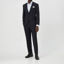 Single-Breasted Wool Jacket