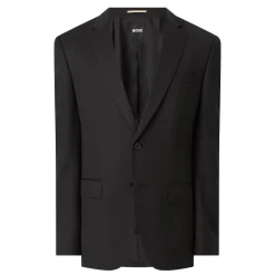 Hot BOSS Single-Breasted Wool Jacket