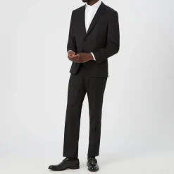 Hot BOSS Single-Breasted Wool Jacket