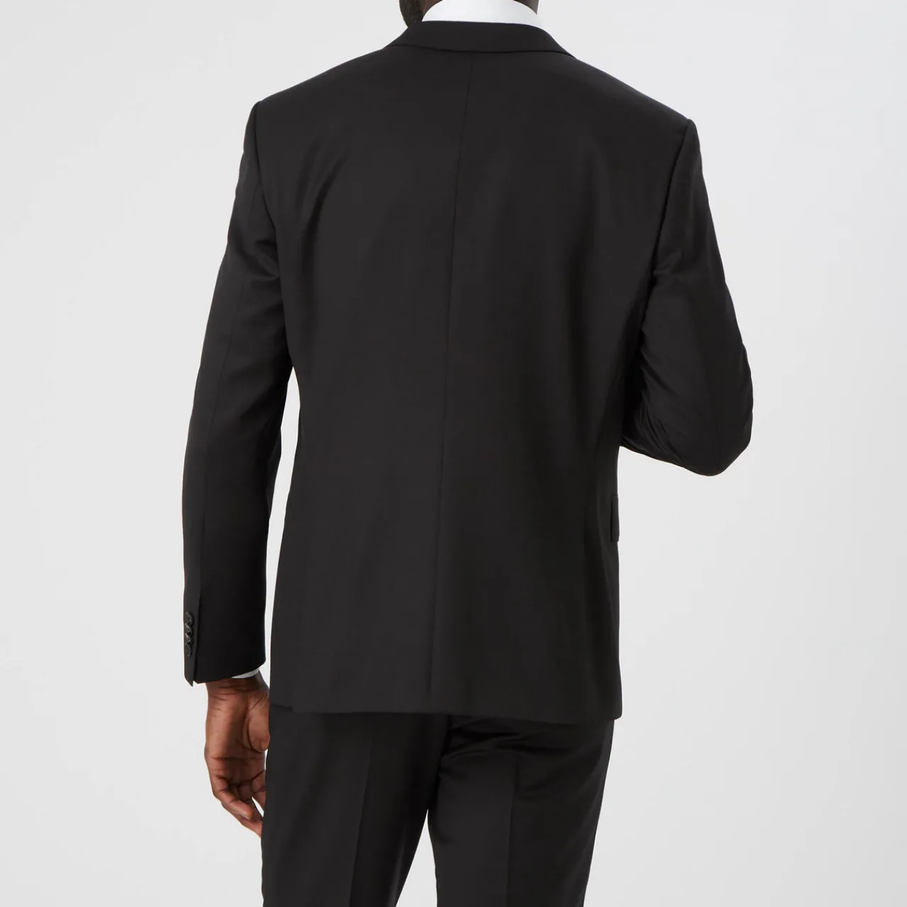 Hot BOSS Single-Breasted Wool Jacket