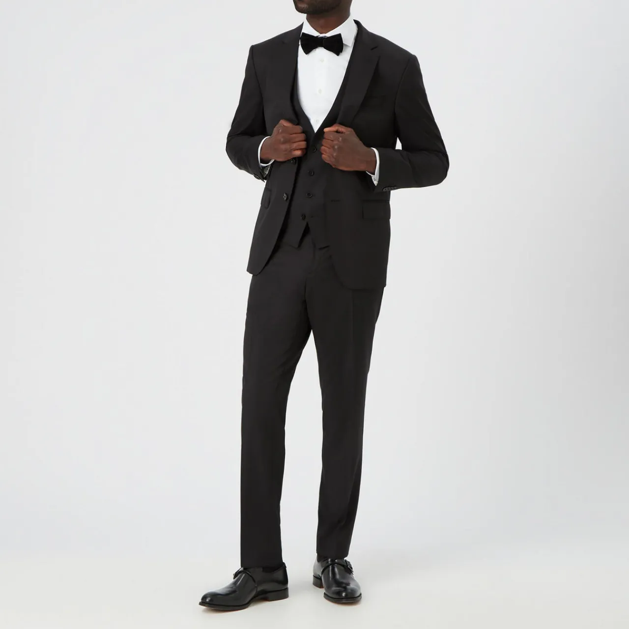 Hot BOSS Single-Breasted Wool Jacket