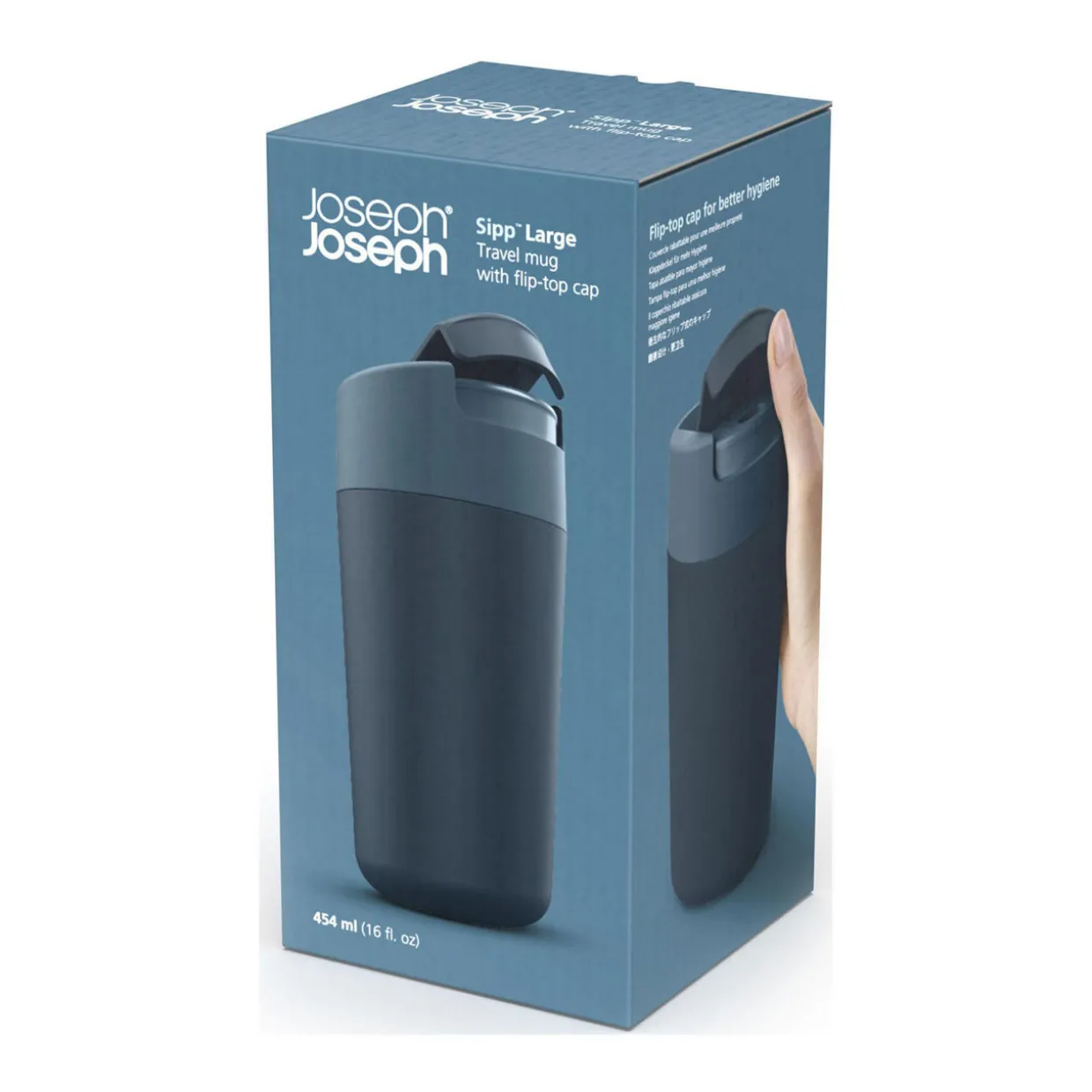 Sipp™ Travel Mug Large with Hygienic Lid 454ml