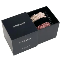 Six-Pack Skinny Silk Scrunchies