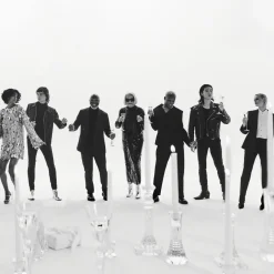 Six-Piece New Year Firework Martini Glass Set