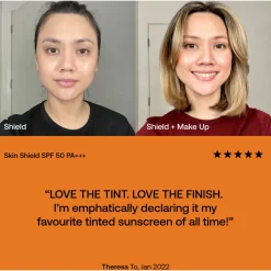 Skingredients Skin Shield Moisturising + Priming SPF 50 PA+++ Sunscreen Refillable Primary Pack 73ml