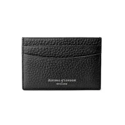 Best ASPINAL OF LONDON Slim Grained Leather Cardholder