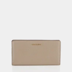 Outlet MICHAEL MICHAEL KORS Slim Snap-Button Wallet